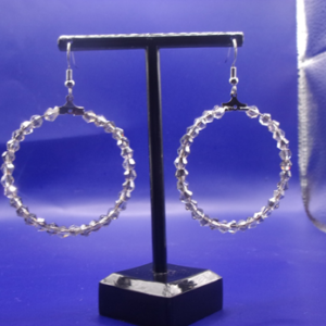 Hoops & Danglers Metallic silver Earring